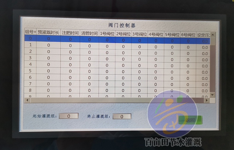 施肥机操作界面